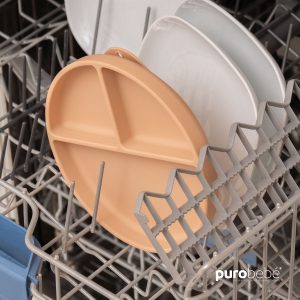 Pratos em silicone com ventosa para bebé – vantagens introdução alimentar PuroBebé
