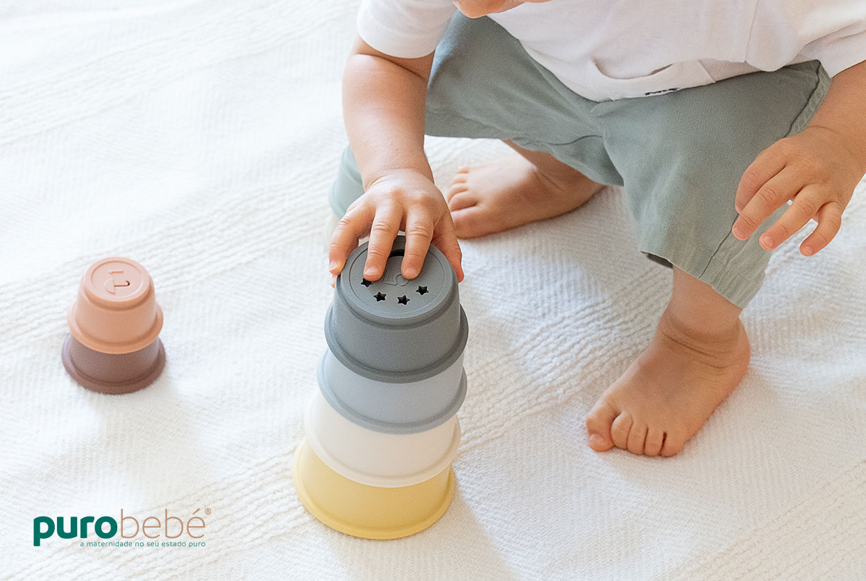 Copos de empilhar em silicone PuroBebé