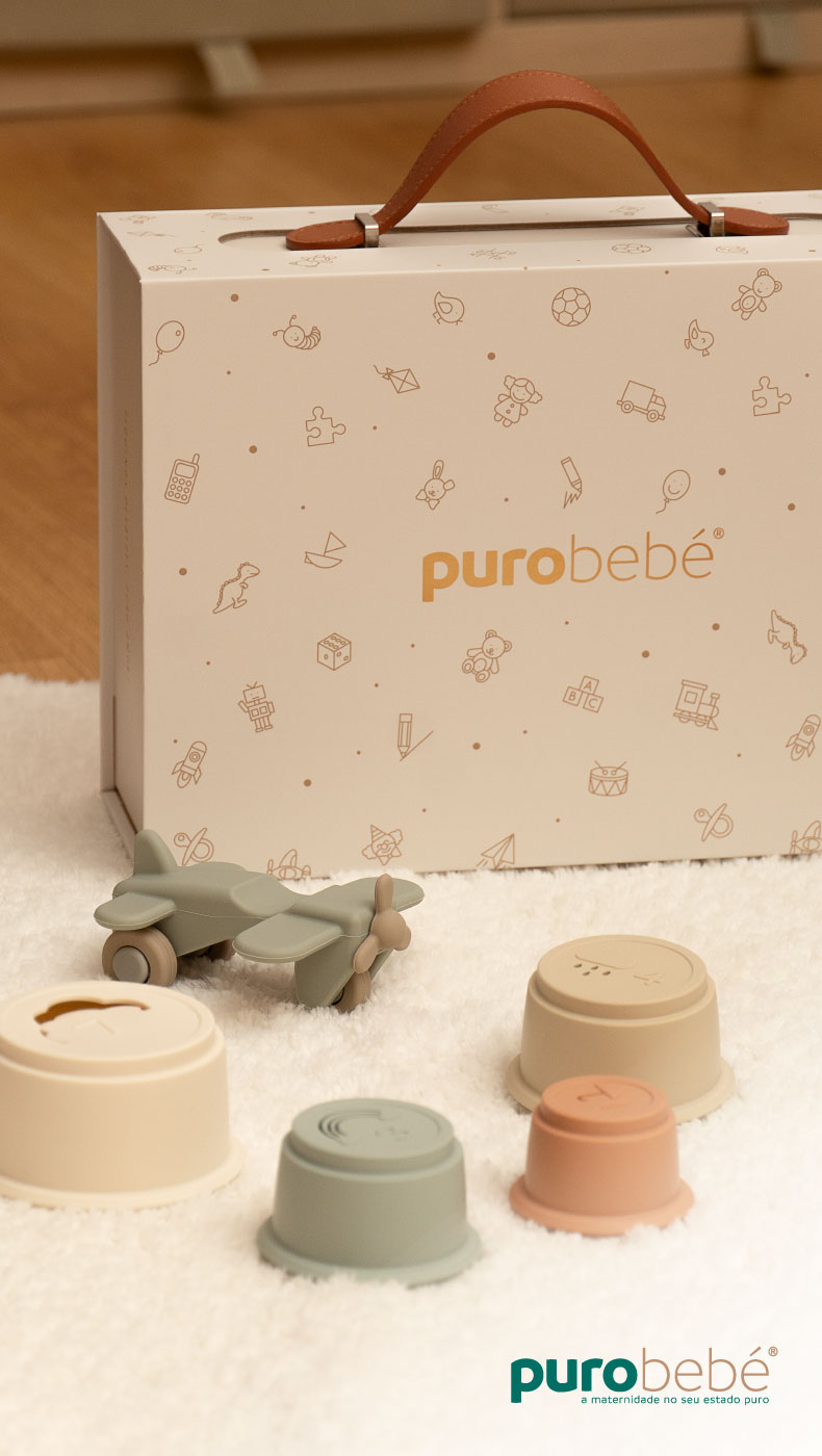 Brinquedos e acessórios em Coffret Único da PuroBebé.