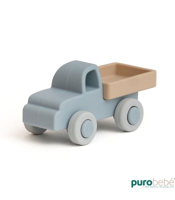 Carro e carrinha em silicone azul – PuroBebé