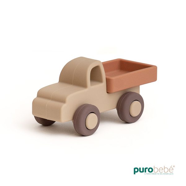 Carro e carrinha em silicone vermelho – PuroBebé