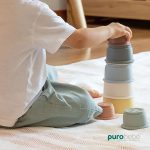 8 copos de empilhar em silicone – PuroBebé